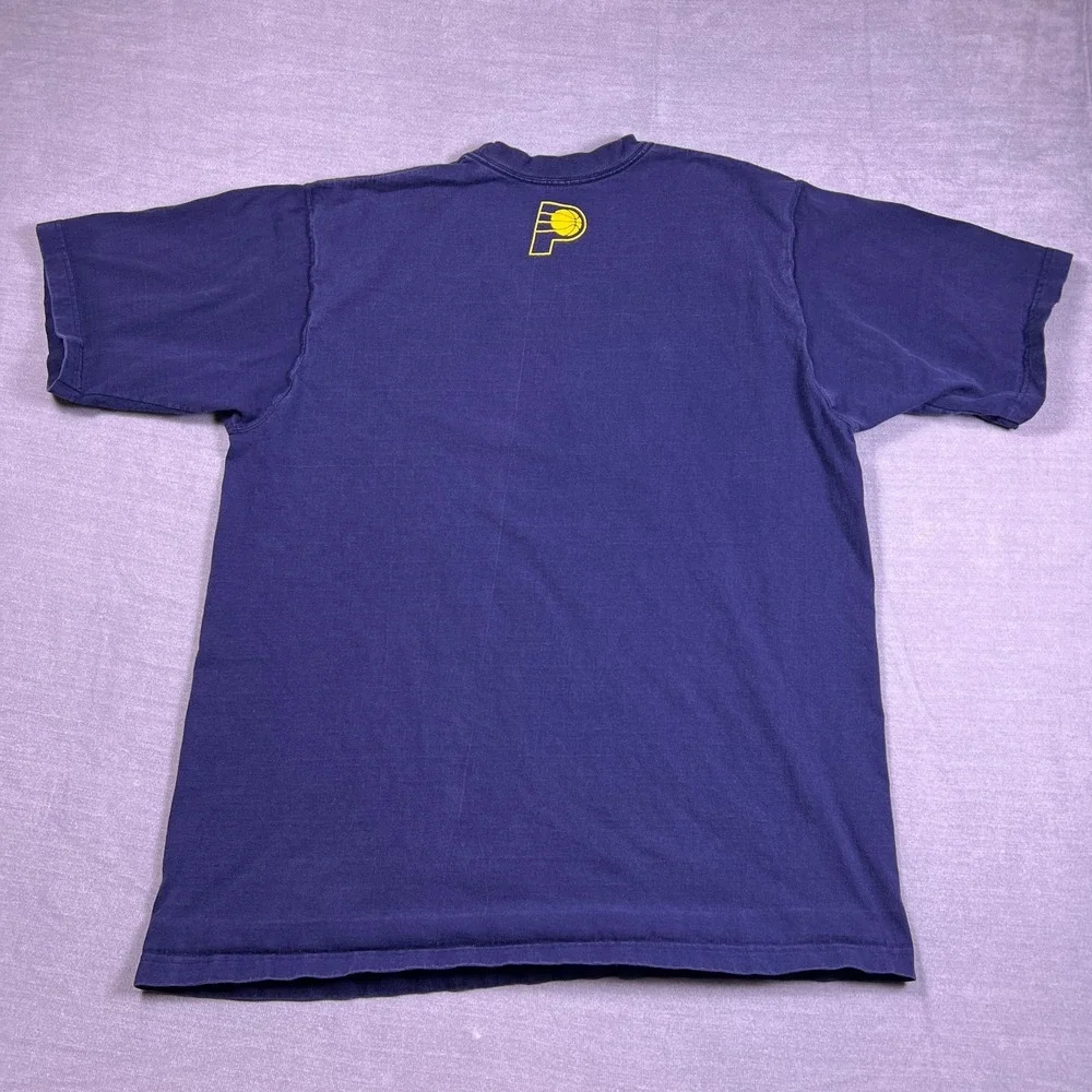 Adidas Mens Blue Indiana Pacers‎ NBA Short Sleeve Basketball T-Shirt Size 2XL